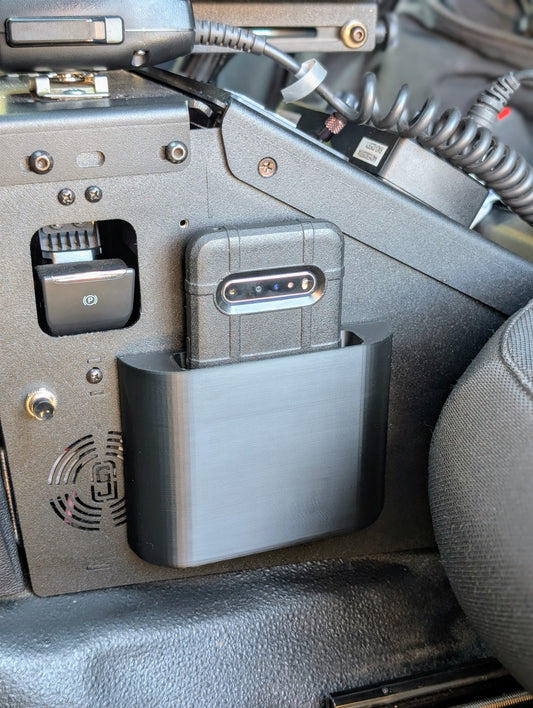 Police Car Magnetic Cell Phone Holder | Attaches to Center Console of your Patrol Car