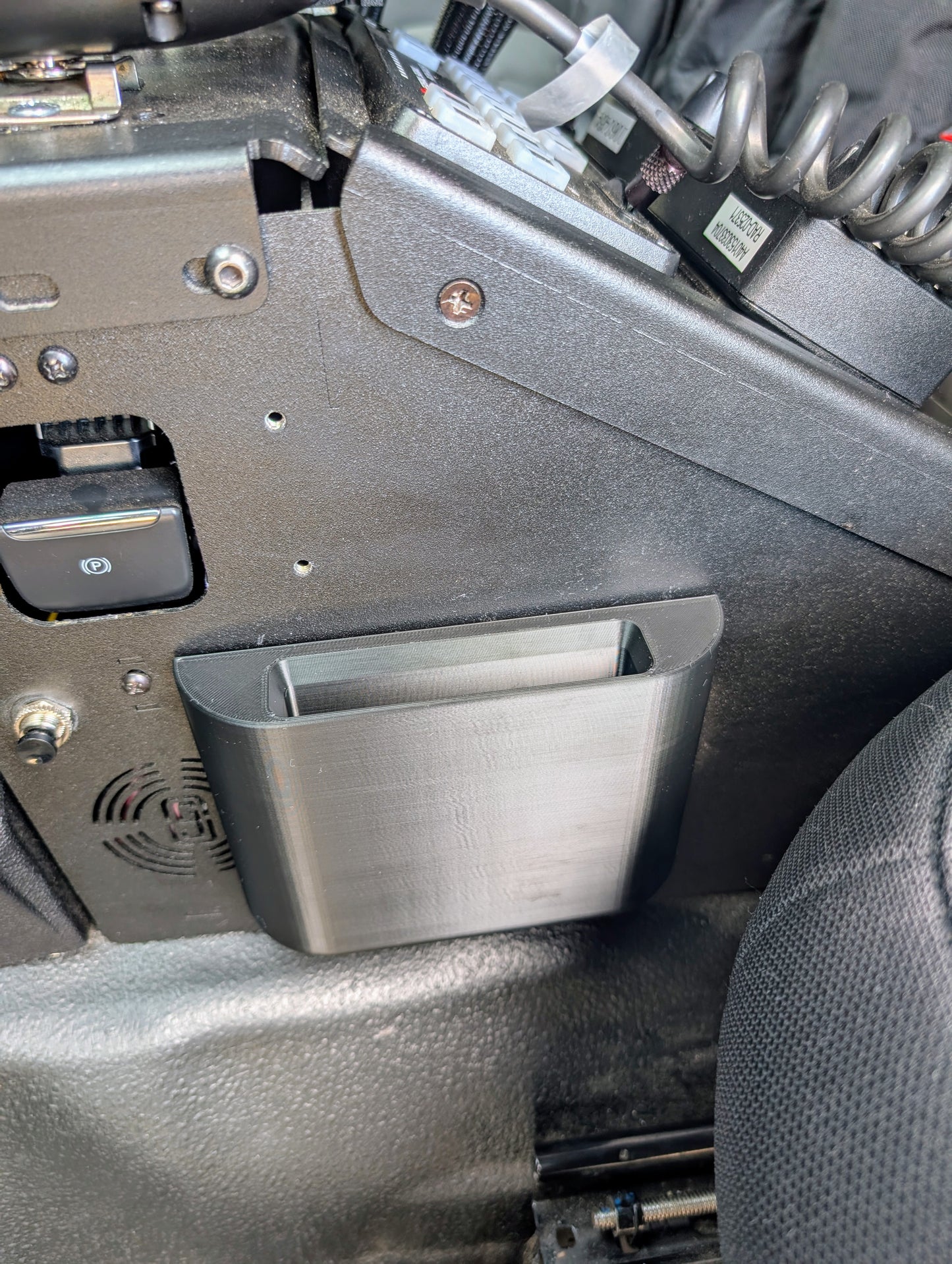 Police Car Magnetic Cell Phone Holder | Attaches to Center Console of your Patrol Car