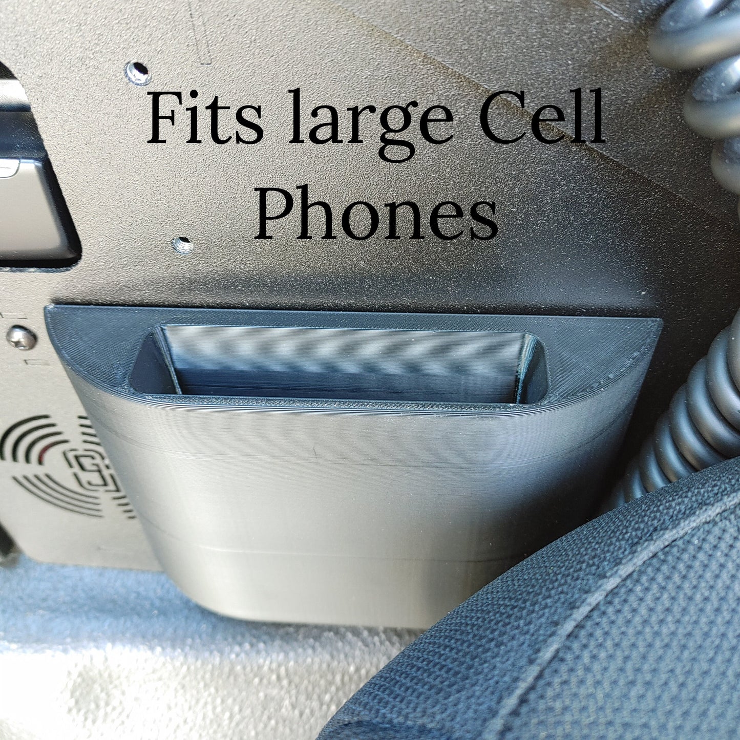 Police Car Magnetic Cell Phone Holder | Attaches to Center Console of your Patrol Car