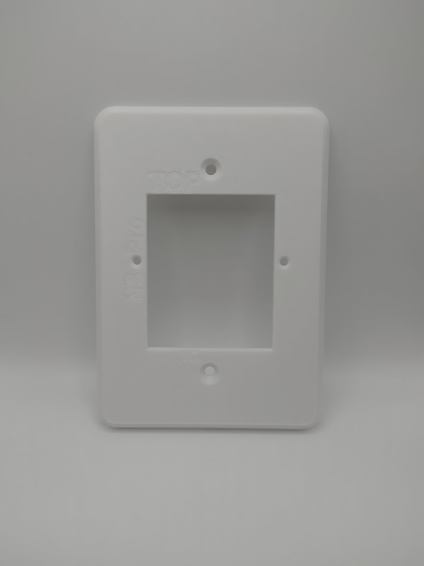 Adapter Plate Designed to be Compatible with Sonoff NS Panel Pro for 1 or 2 Gang Electrical Boxes