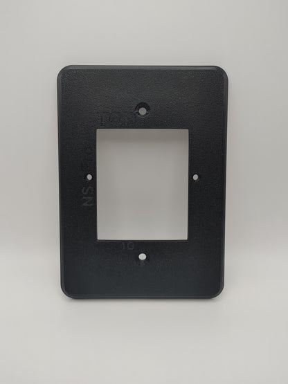 Adapter Plate Designed to be Compatible with Sonoff NS Panel Pro for 1 or 2 Gang Electrical Boxes