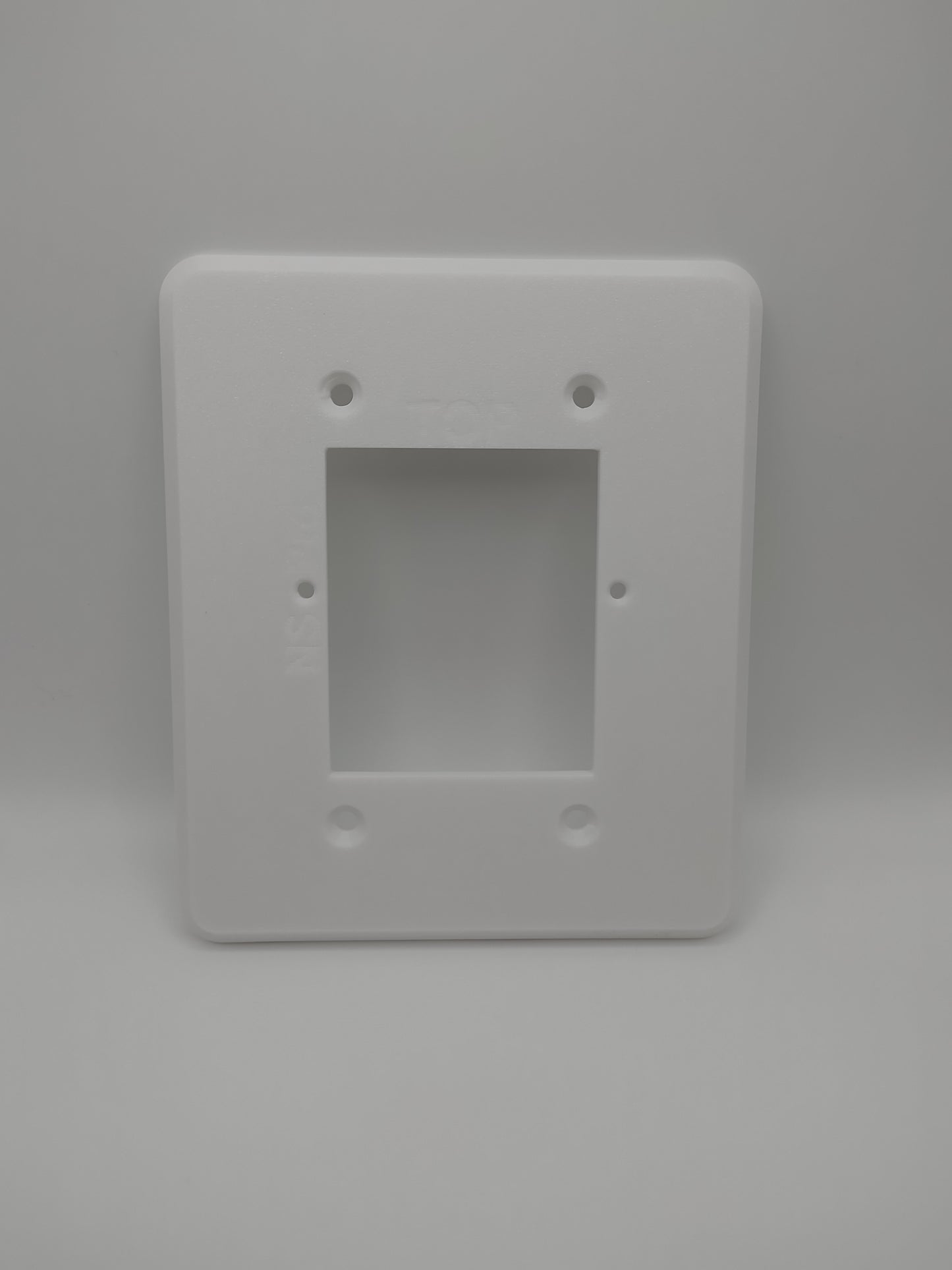 Adapter Plate Designed to be Compatible with Sonoff NS Panel Pro for 1 or 2 Gang Electrical Boxes