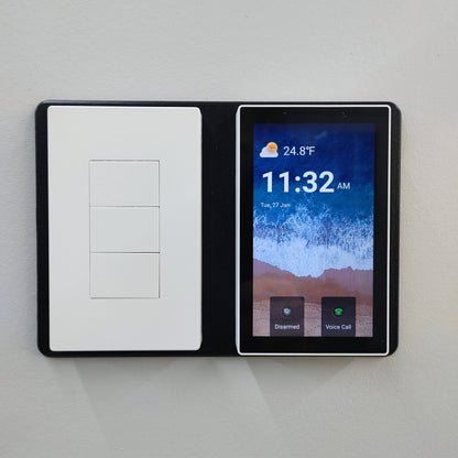 Universal Smart Home Wall Plate Adapter – 3-Gang – Fits 86mm & 120mm Smart Panels