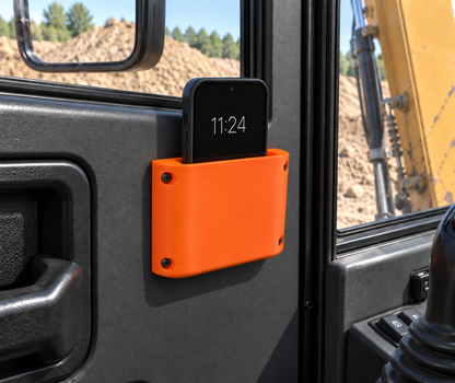 Heavy-Duty Universal Phone Holder – Screw Mount for Equipment, Boats & Vehicles