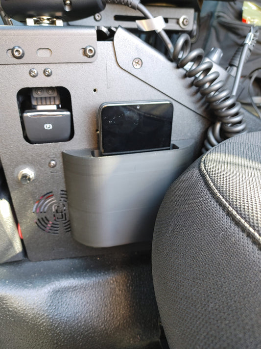 Police Car Magnetic Cell Phone Holder | Attaches to Center Console of your Patrol Car